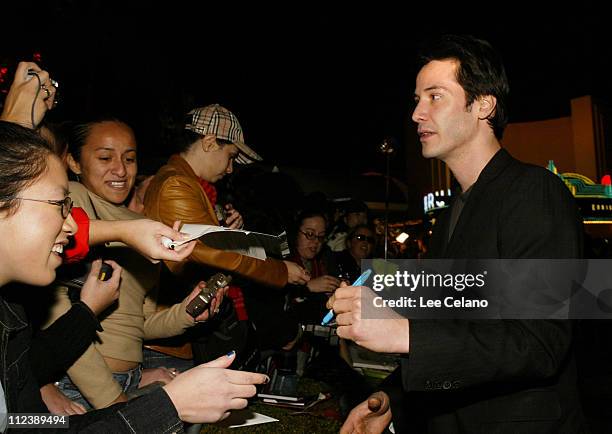 Keanu Reeves Giving Somethings Gotta Give Los Angeles Premiere Red Carpet Photos and ...