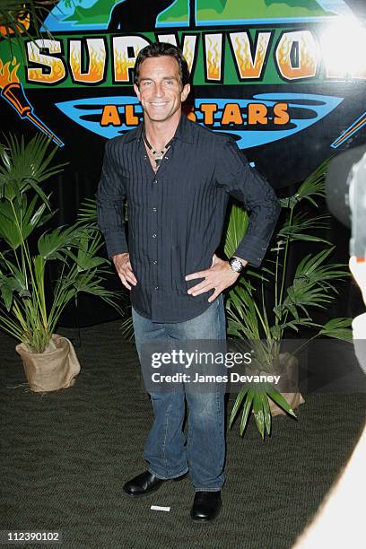 Jeff Probst during Survivor: All-Stars Castaways at Madison Square Garden in New York City, New York, United States.