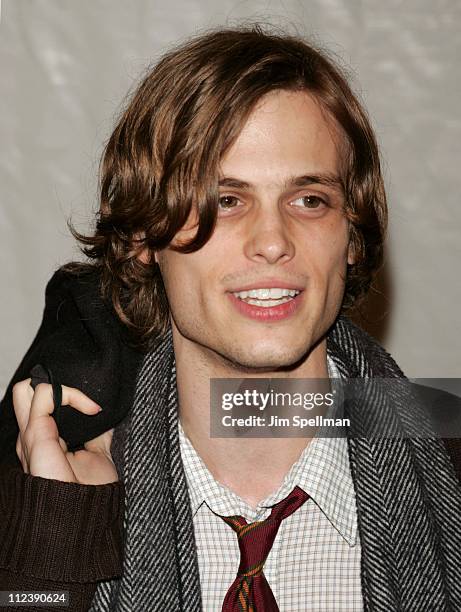 Matthew Gray Gubler during "The Life Aquatic with Steve Zissou" New York City Premiere - Outside Arrivals at Ziegfeld Theater in New York City, New...