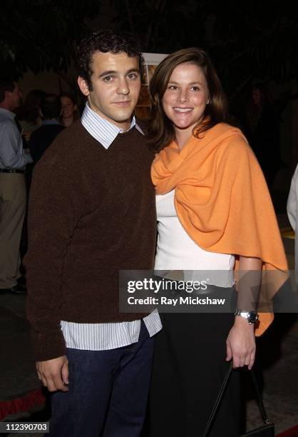 Fred Savage and Jennifer Stone during "The Rules of Attraction" Premiere - Arrivals at The Egyptian Theatre in Hollywood, California, United States.