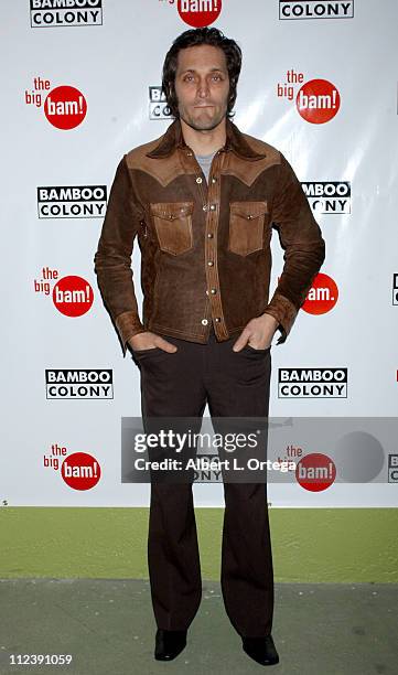 Vincent Gallo during A Richard Tyler Fashion Show To Benefit The Big Bam! at Bamboo Colony Design Studio in Los Angeles, California, United States.