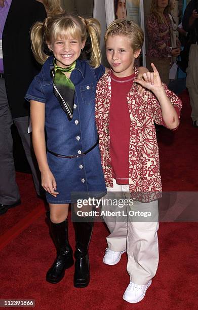 Jenna Boyd and Cayden Boyd during "Tuck Everlasting" Premiere at El Capitan Theater in Hollywood, California, United States.