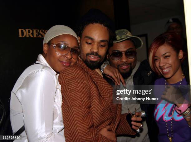 Jaguar Wright, Bilal, Musiq and Keyshia Cole during Bilal in Concert with Guests Musiq, Keyshia Cole and Jaguar Wright - December 11, 2004 at...