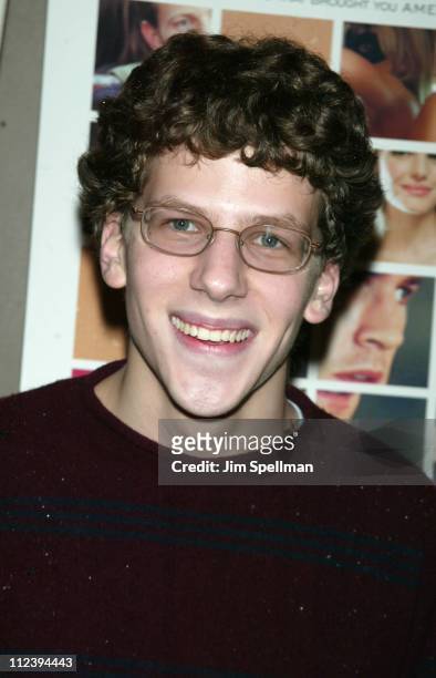 Jesse Eisenberg during New York Special Screening of "The Rules of Attraction" at Clearview Chelsea West in New York City, New York, United States.