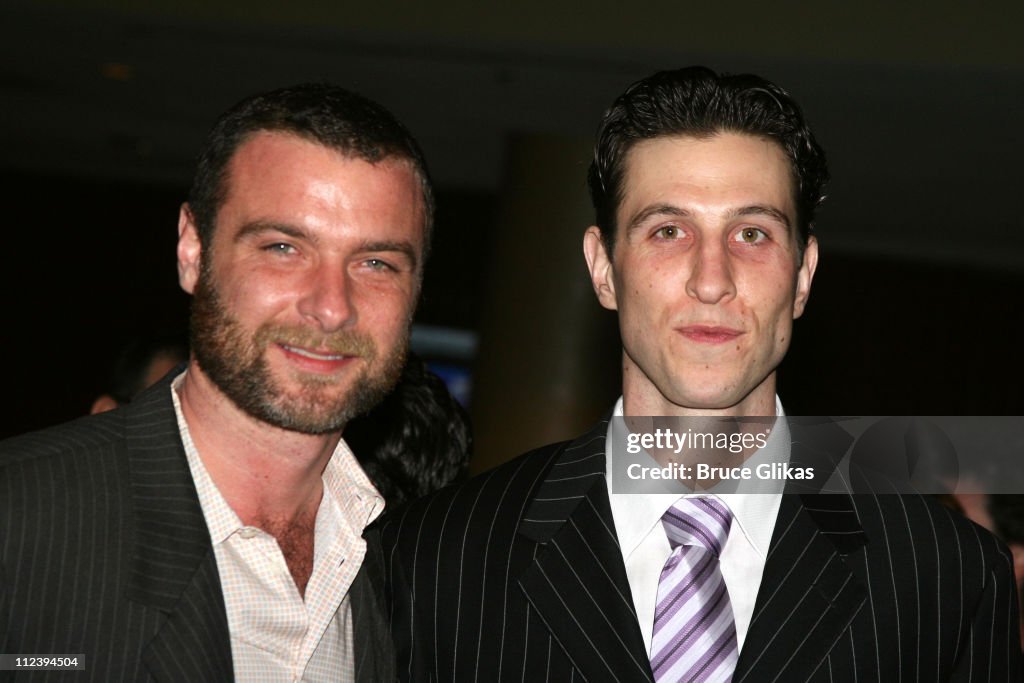 Liev Schreiber and brother Pablo Schreiber during "Awake and Sing