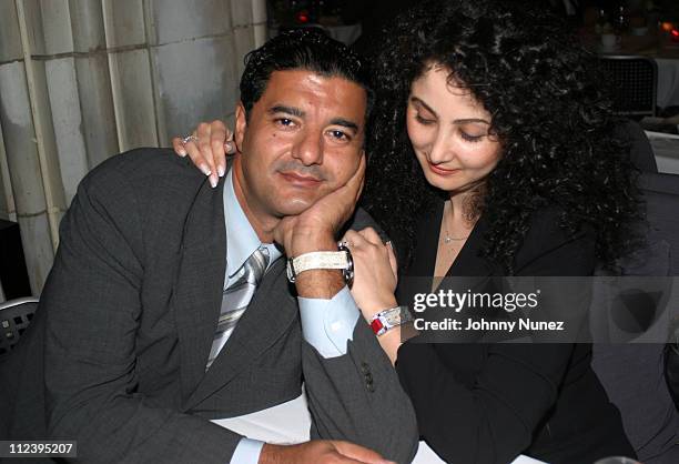 Jacob Arabo and wife Angela Arabo during Jacob the Jeweler Watch Showcase at Cipriani, 59th Street in New York City, New York, United States.