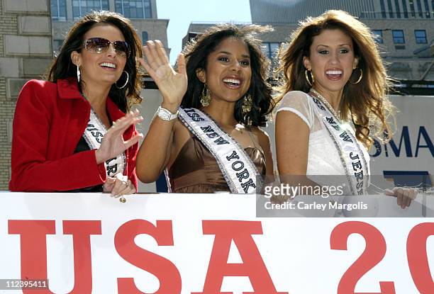 Brenna Katheleen Sakas, Miss Arizona USA, Adriana Diaz, Miss New York USA, and Jessica Boyington, Miss New Jersey USA