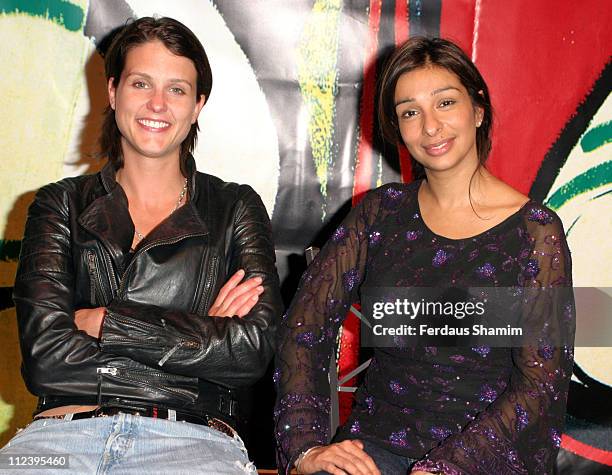 Heather Peace and Shobna Gulati during "Crazy Lady" London Play - Exclusive Photo Call at The Drill Hall in London, Great Britain.