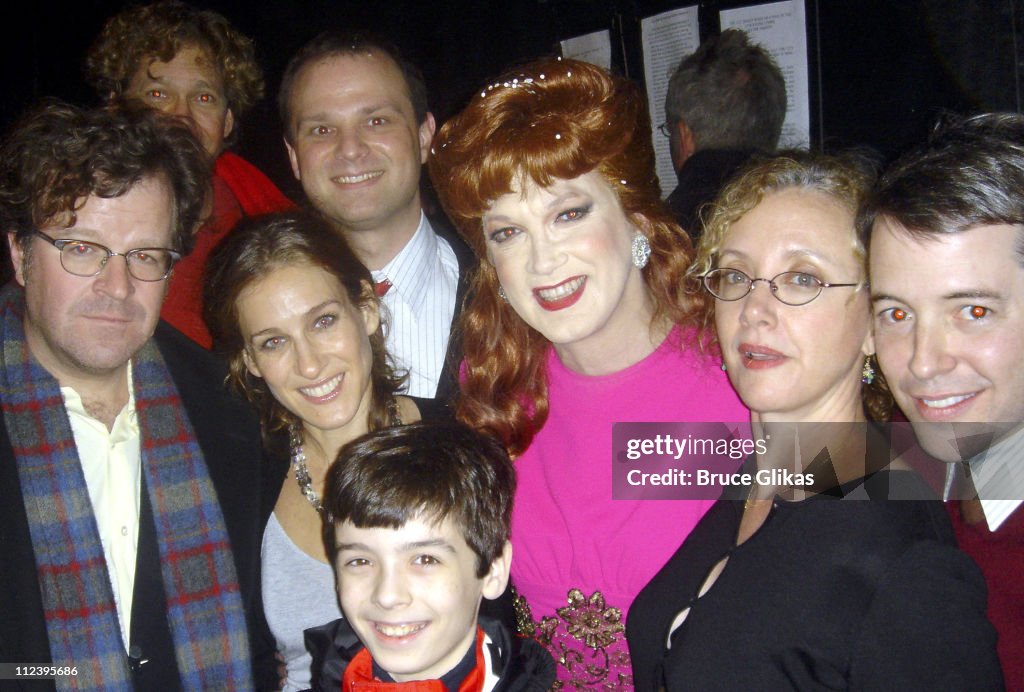 Sarah Jessica Parker and Matthew Broderick Visit Charles Busch's "Time Square Angel" Holiday Show