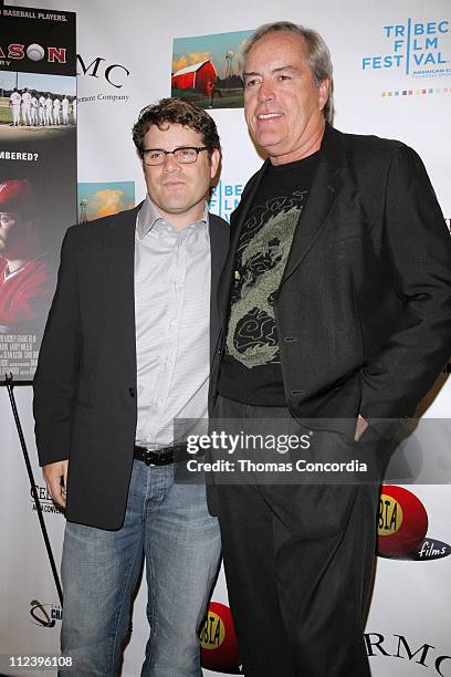 Sean Astin and Powers Boothe during 6th Annual Tribeca Film Festival - "The Final Season" - Arrivals at Pace University's Schimmel Center for the...