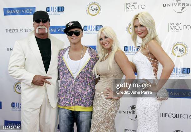 Hulk Hogan, Nick Hogan;,Linda Hogan and Brooke Hogan