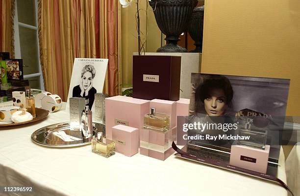 Prada Fragrance/Carolina Herrera during The HBO Luxury Lounge at the 56th Annual Emmy Awards at The Peninsula Hotel in Beverly Hills, California,...