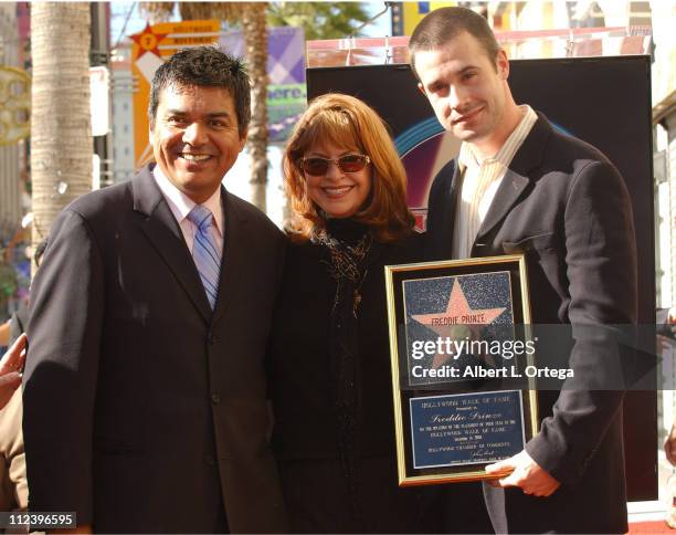 George Lopez, Kathy Cochran and Freddie Prinze Jr.