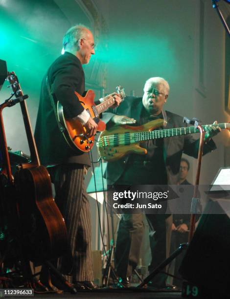 Larry Carlton and Abraham Laboriel during The Jazz King Concert H.M. The King Bhumibol Adulyadej Music Compositions Performed by Larry Carlton -...