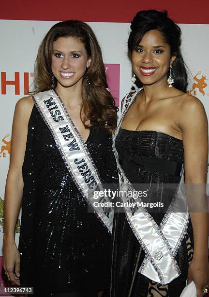 Jessica Boyington, Miss New Jersey USA and Adriana Diaz, Miss New York USA