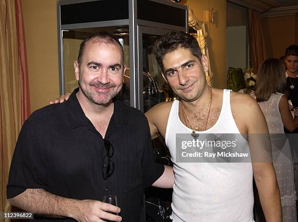 Terrance White, Executive Producer of "The Sopranos", with Michael Imperioli