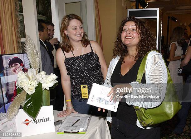 Aida Turturro during The HBO Luxury Lounge at the 56th Annual Emmy Awards at The Peninsula Hotel in Beverly Hills, California, United States.