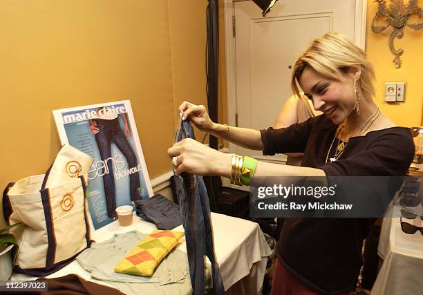 Samaire Armstrong at Citizens of Humanity booth during The HBO Luxury Lounge at the 56th Annual Emmy Awards at The Peninsula Hotel in Beverly Hills,...