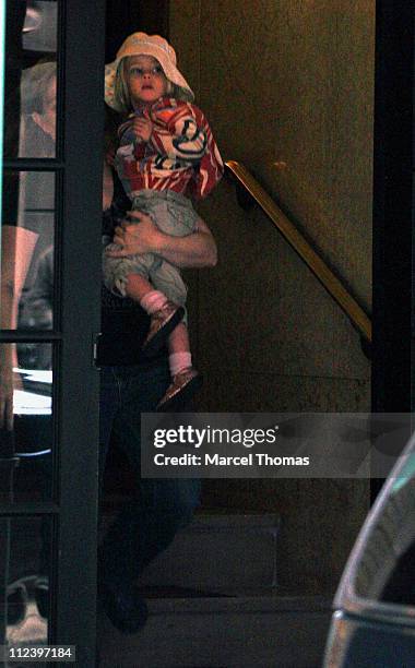 Julia Roberts' daughter Hazel Patricia during Julia Roberts Sighting in Midtown, Manhattan - April 29, 2007 at Midtown in New York City, New York,...