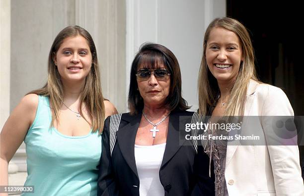 Christina Most and her daughters Cris and Natalie