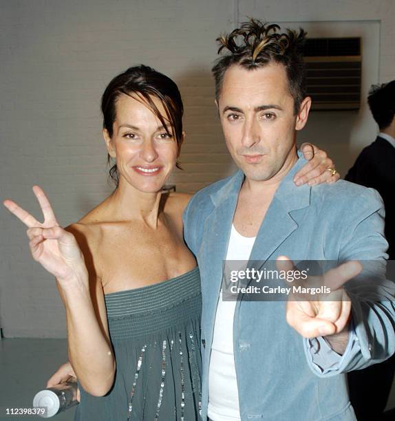 Cynthia Rowley and Alan Cumming during Exhibition of "Photos of Alan Cumming" by Steve Vaccariello for the Launch of "Cumming the Fragrance" at Space...