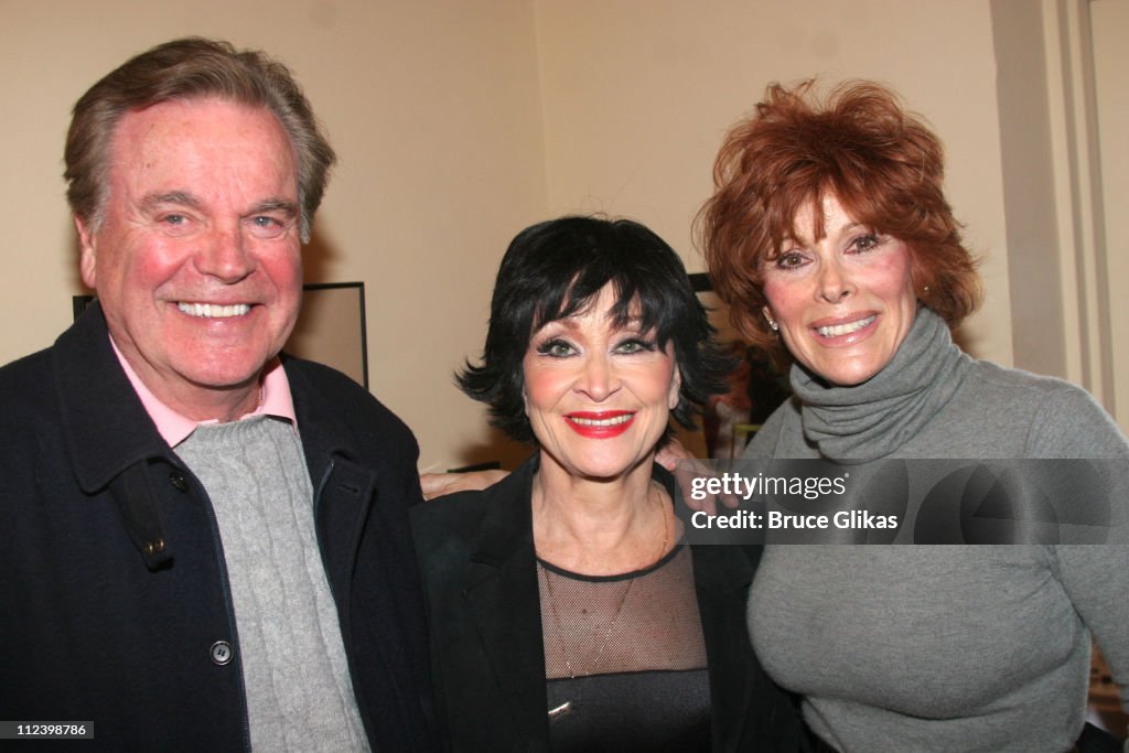 Robert Wagner and Jill St. John Visit Chita Rivera at "Chita Rivera: The Dancer's Life" on Broadway