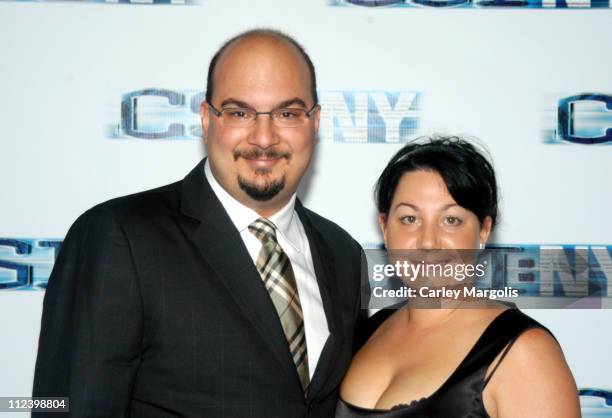 Anthony Zuiker, co-creator/executive producer and wife Jennifer