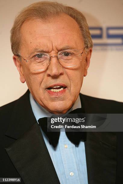 Sir David Frost during Sony Radio Academy Awards 2007 - Outside Arrivals at Grosvenor House Hotel in London, United Kingdom.