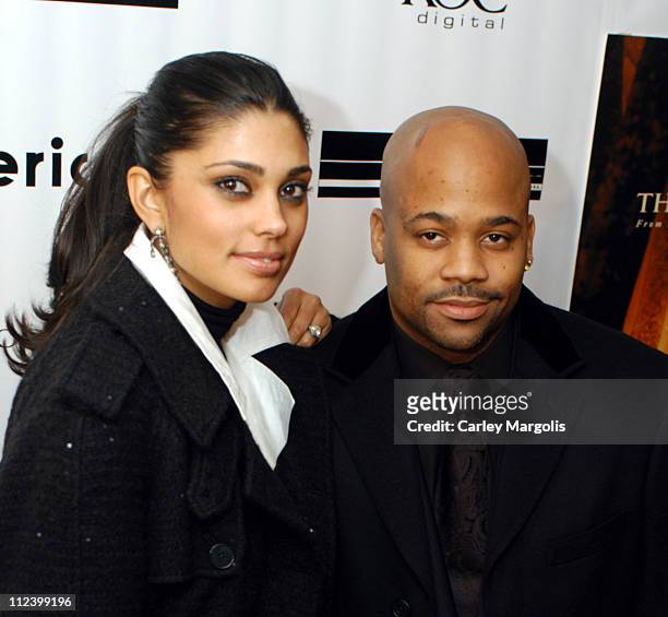 Rachel Roy and Damon Dash, executive producer during "The Woodsman" New York City Premiere at The Skirball Center in New York City, New York, United...