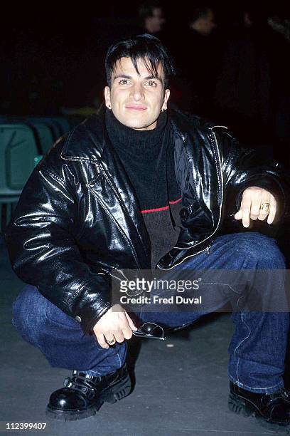 Peter Andre during Peter Andre at the Smash Hits Poll Winners Party - November 1, 1997 at Docklands Arena in London, Great Britain.
