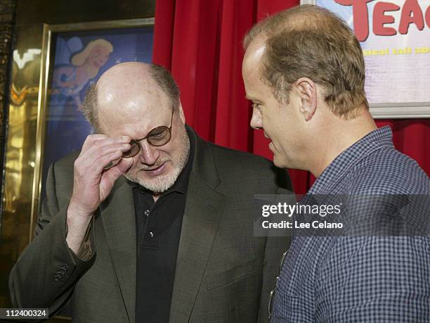 David Ogden Stiers and Kelsey Grammer during World Premiere of "Teacher's Pet" - Red Carpet at El Capitan Theatre in Hollywood, California, United...