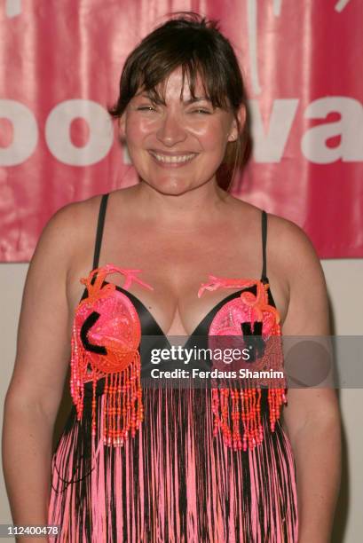 Lorraine Kelly during The Playtex Moonwalk 2005 at Hyde Park in London, Great Britain.