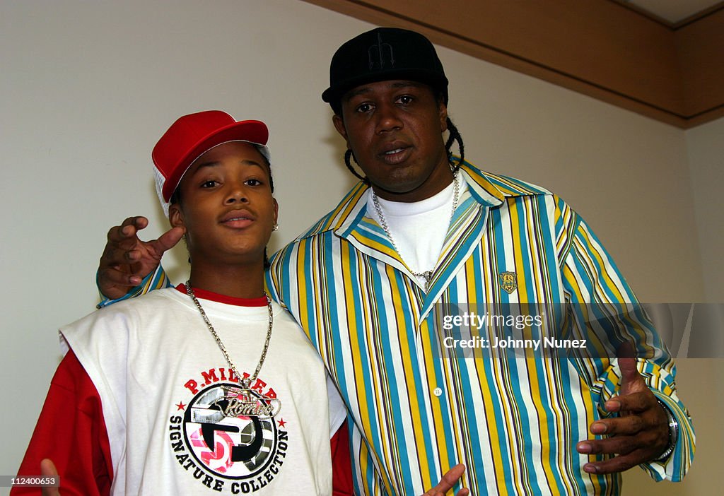 Lil' Romeo and Master P during Lil' Romeo Launches P.Miller