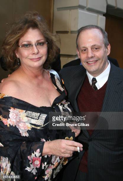 Elizabeth Ashley and Jeffrey Richards during "Three Days of Rain" Broadway Opening Night - Arrivals at Bernard B. Jacobs Theatre in New York City,...