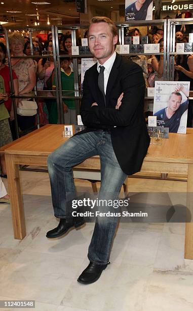 Ronan Keating during Ronan Keating Launches Fragrances 'Hope' and 'Believe' at Fenwick at Fenwicks in London, Great Britain.