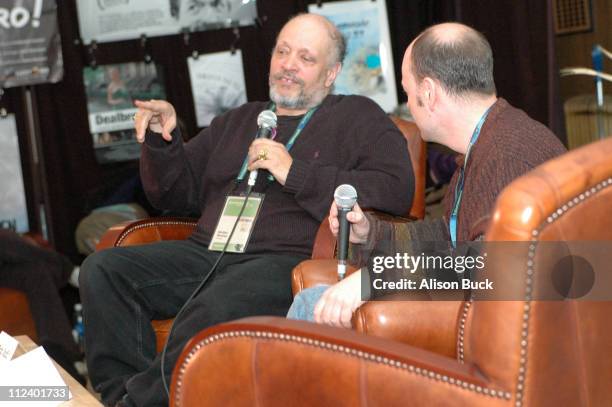 Walter Mosley and Todd Graff during 2006 Sundance Film Festival - Voice Lessons: The Sundance Lab Experience at Filmmaker's Lodge in Park City, Utah,...