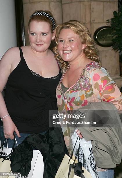 Jennie McAlpine and Wendy Peters during British Academy Television Awards - Nominees Party - April 20, 2006 at The Landmark Hotel in London, Great...