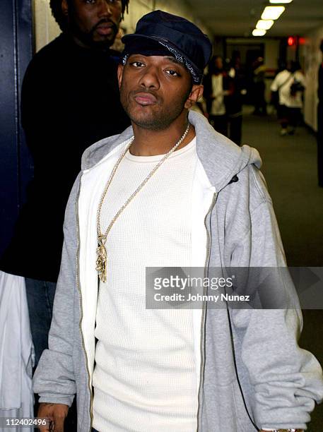 Prodigy of Mobb Deep during The Official Welcome Back Concert - Backstage at Nassau Coliseum in New York City, New York, United States.