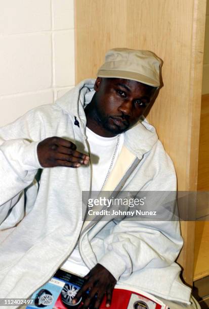 Havoc of Mobb Deep during The Official Welcome Back Concert - Backstage at Nassau Coliseum in New York City, New York, United States.