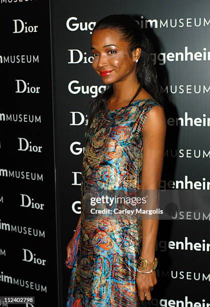 Genevieve Jones during Dior Sponsors the Solomon R. Guggenheim Museum's Young Collectors Council Artist's Ball Honoring Matthew Ritchie at Guggenheim...