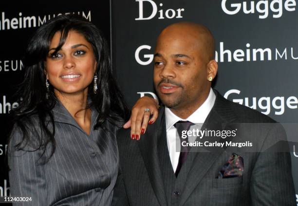 Rachel Roy and Damon Dash during Dior Sponsors the Solomon R. Guggenheim Museum's Young Collectors Council Artist's Ball Honoring Matthew Ritchie at...