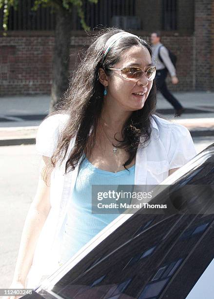 Kyoko Chan Cox during Yoko Ono Sighting Leaving Da Silvano Restaurant - July 29, 2006 at Da Silvano Resturant in West Village, New York City, New...