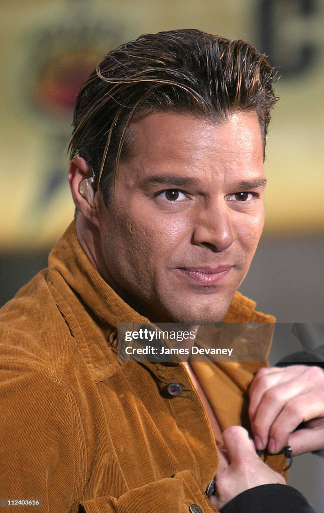 Ricky Martin Performs on "The Today Show" Summer Concert Series - May 21, 2003