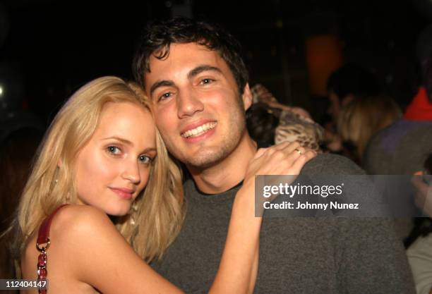 Fabian Basabe and guest during Marquee Celebrates Its First Anniversary - Inside at Marquee in New York City, New York, United States.