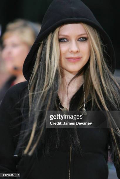 Avril Lavigne during Avril Lavigne Performs on "The Today Show" Summer Concert Series - May 21, 2004 at NBC Studios, Rockefeller Plaza in New York...