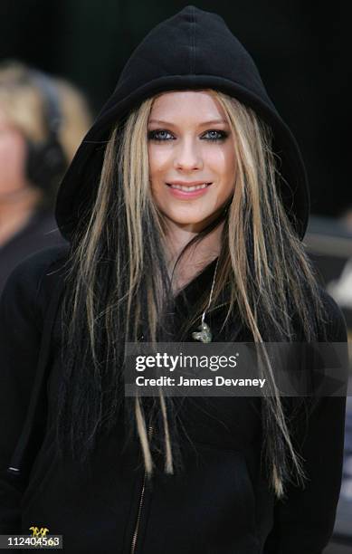 Avril Lavigne during Avril Lavigne Performs on "The Today Show" Summer Concert Series - May 21, 2004 at NBC Studios, Rockefeller Plaza in New York...