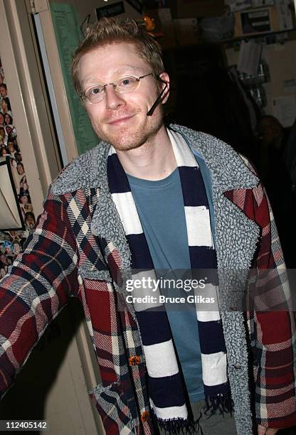 Anthony Rapp during "Rent" Celebrates 10th Anniversary on Broadway - April 24, 2006 at The Nederlander Theater in New York, New York, United States.