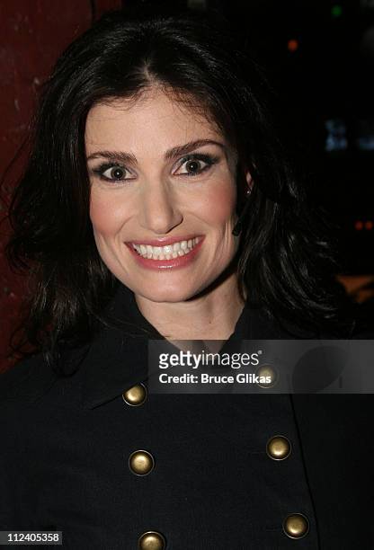 Idina Menzel during "Rent" Celebrates 10th Anniversary on Broadway - April 24, 2006 at The Nederlander Theater in New York, New York, United States.