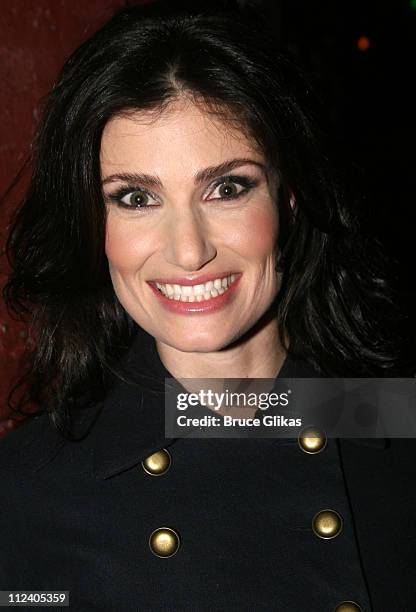 Idina Menzel during "Rent" Celebrates 10th Anniversary on Broadway - April 24, 2006 at The Nederlander Theater in New York, New York, United States.