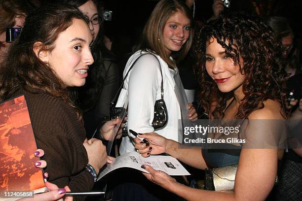 Daphne Rubin Vega during "Rent" Celebrates 10th Anniversary on Broadway - April 24, 2006 at The Nederlander Theater in New York, New York, United...